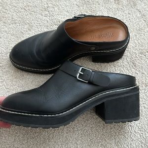 Madewell Willa convertible heeled leather mules